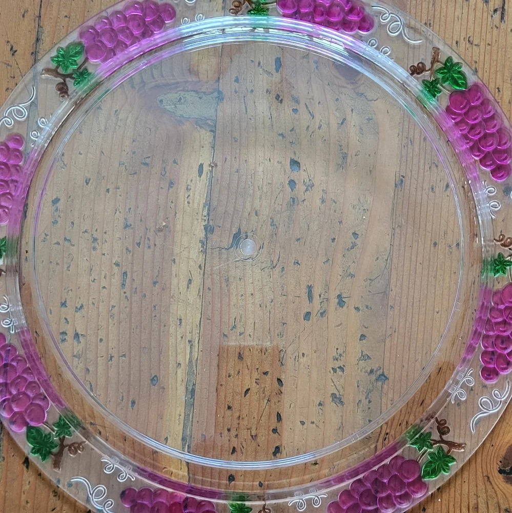 Heavy Weight Decorative Plastic Catering Serving Trays